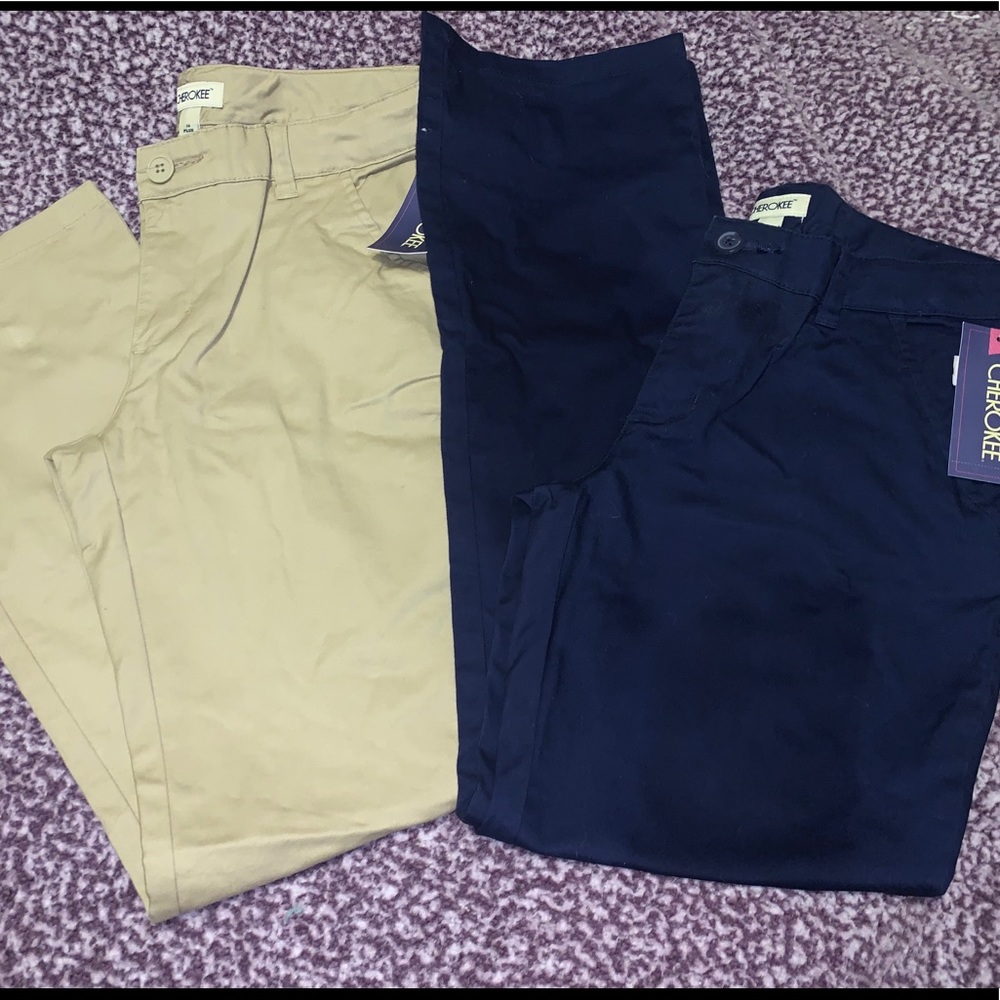 Girls Sz. 14 plus NWT uniform style pants(2)